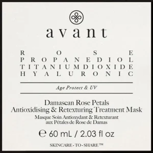 Anti-Aging Masker>Avant Skincare Age Protect & Uv Damascan Rozenblaadjes Anti-Oxidatie & Retexturerende