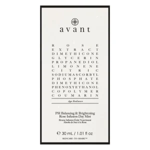 Gezichtsspray>Avant Skincare Age Radiance Ph Balancing & Brightening Rose Infusion Day