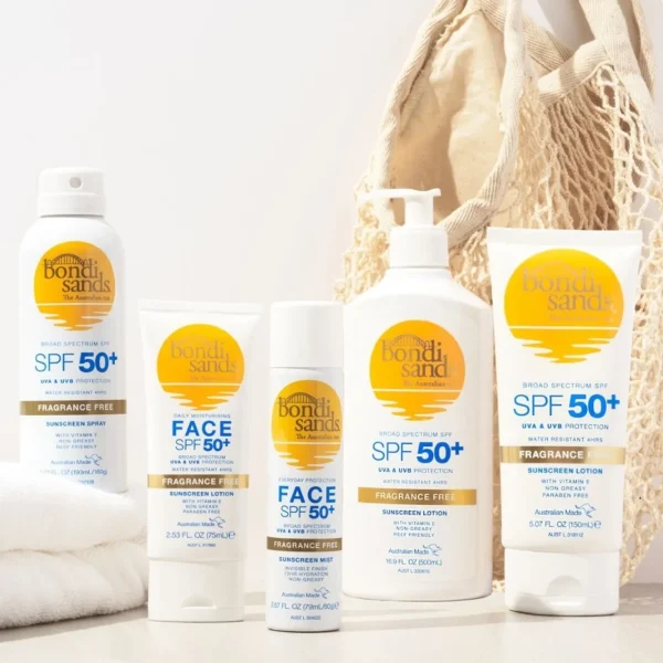 Zonbescherming>Bondi Sands Suncreen Face Mist Spf50+ Fragrance Free