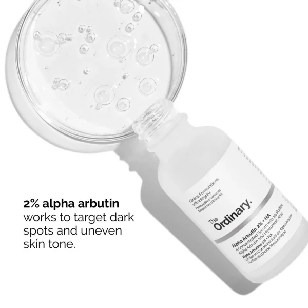 Hyaluronzuur Serum>The Ordinary De Gewone Gelijkmatige Huidskleur Alpha Arbutin 2% + Ha