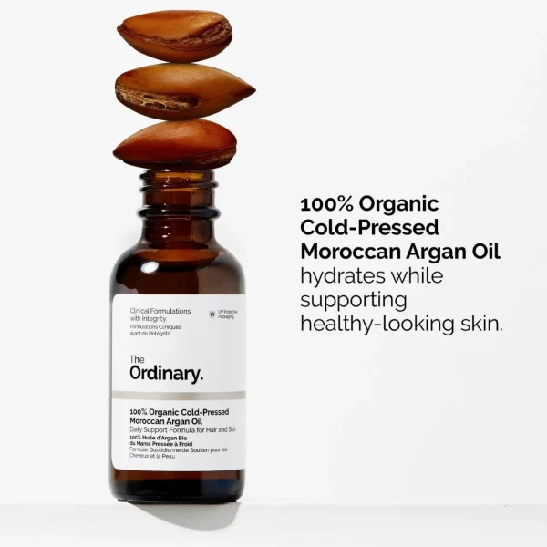 Gezichtsolie>The Ordinary De Gewone Hydratatie 100% Biologische Koudgeperste Marokkaanse Arganolie