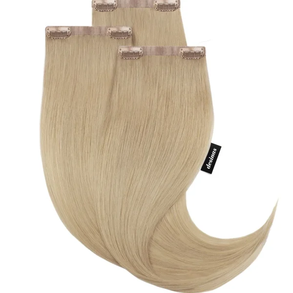 Haarextensies>Desinas Naadloze Extensions Donkerblond