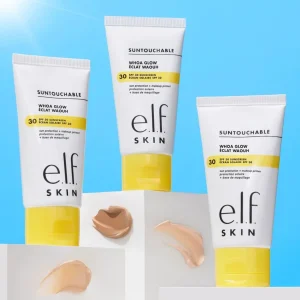 Zonbescherming>e.l.f. Cosmetics Elf Cosmetica Suntouchable! Wauw, Gloed, Glans, Wauw