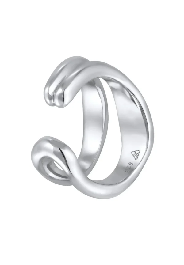 Ear Cuffs>Elli PREMIUM Dames Oorklem Organisch Ontwerp In 925 Sterling Zilver