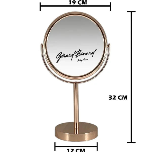 Make-Up Spiegels>Gérard Brinard Gerard Brinard Metalen Spiegel - 10X Vergroting 18Cmo