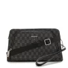 Clutches>Guess Jet Set Heren Clutch/Crossbody Tas Kunstleer - Zwart