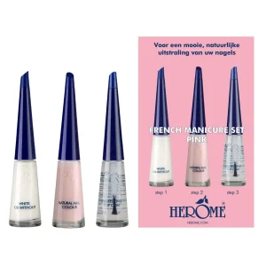 Sets>Herome Cosmetics French Manicureset Roze