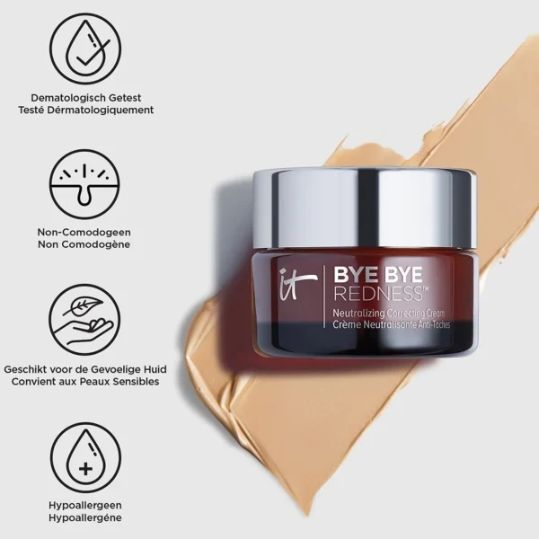 Rosacea>IT Cosmetics Bye Bye Roodheid Neutraliserende Corrigerende Creme