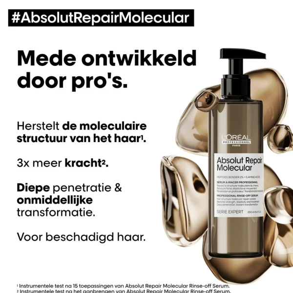 Haarolie & Haarserum>L´Oréal Professionnel L'Oreal Professionnel Absolut Repair Moleculair Haaruitspoelserum