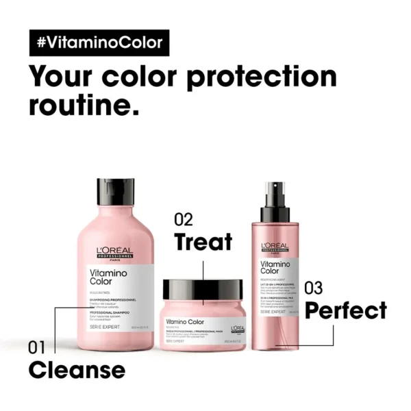 Haarverzorgingssets>L´Oréal Professionnel L'Oreal Professionnel Vitamino Color Shampoo, Masker & 10-In-1 Spray Trio