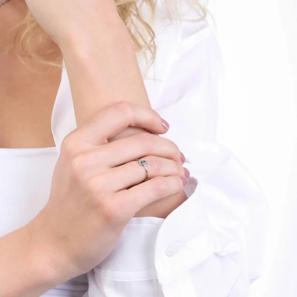 Ringen>Lucardi Ring Zilver - Q