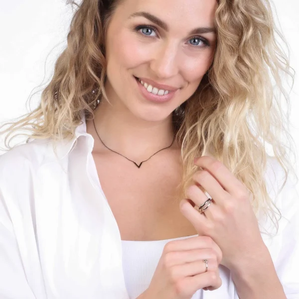 Ringen>Lucardi Ring Zilver - Q