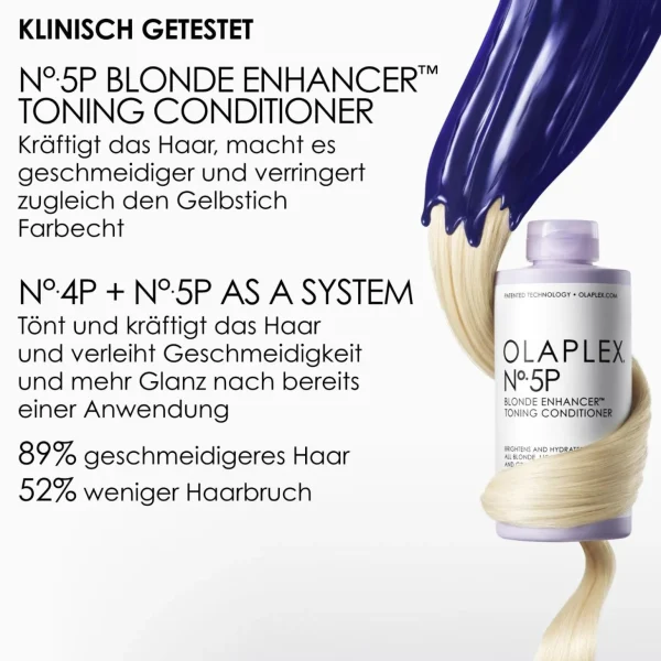 Haarmaskers>Olaplex Bond Maintenance N°.5P Blonde Enhancer Toning Conditioner