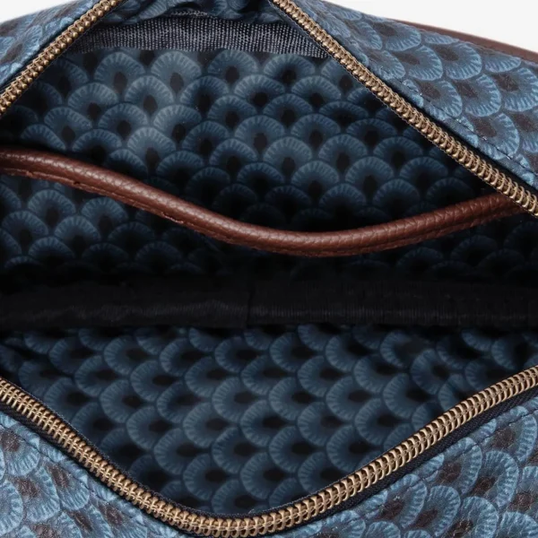 Handtassen>PIP Studio Kyoto Festival Make-Up Tas Indigo Blauw