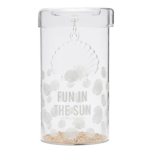 Decoratie>RM Sale Fun In The Sun Kaarsenhouder Glas, Hervulbaar Met Schelp