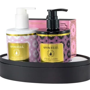 Douche- En Badsets>Spongellé Spongelle French Lavender Body Set