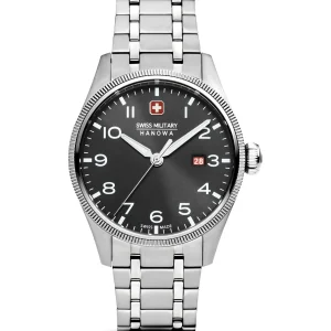 Herenhorloges>SWISS MILITARY HANOWA Herenhorloge Edelstaal