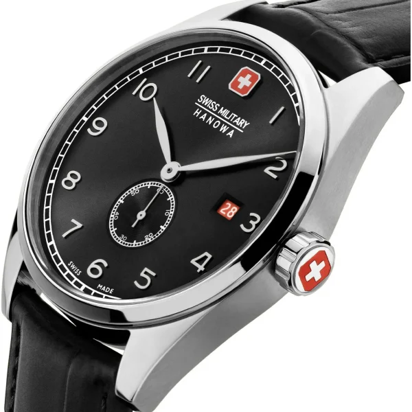 Herenhorloges>SWISS MILITARY HANOWA Herenhorloge Edelstaal