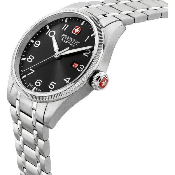 Herenhorloges>SWISS MILITARY HANOWA Herenhorloge Edelstaal