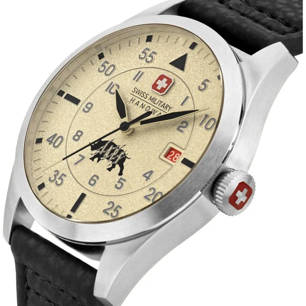 Herenhorloges>SWISS MILITARY HANOWA Herenhorloge Edelstaal