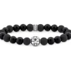 Armbanden>Thomas Sabo Armband Zilver 925 Zwart