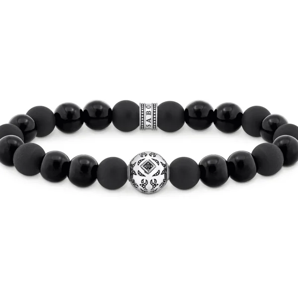 Armbanden>Thomas Sabo Armband Zilver 925 Zwart