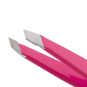 Pincetten>Tweezerman Mini Slant Tweezer Neon Pink