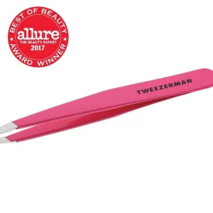 Pincetten>Tweezerman Slant Tweezer Roze