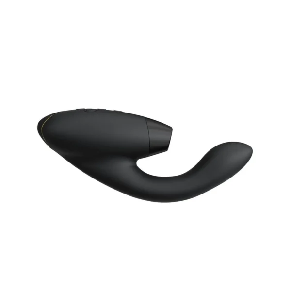 Vibrators>Womanizer Black Luxurioser Dual Stimulator Mit Pleasure Air Technologie Fur Die Klitoris Und Vibration Fur Den G-Punkt